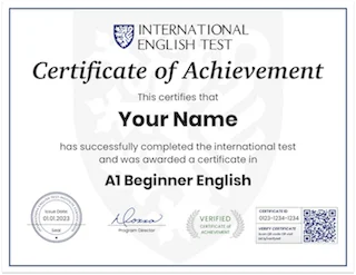 a1-beginner-english-certificate