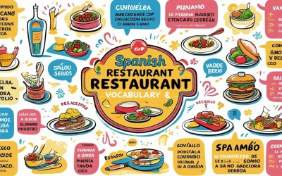 Easy Spanish Restaurant Vocabulary and Phrases