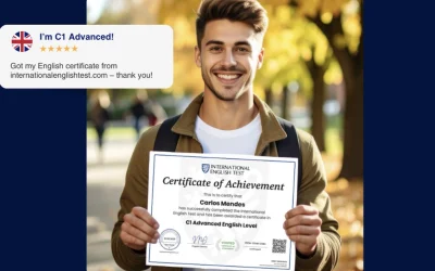 Order a Paper English Certificate by Post