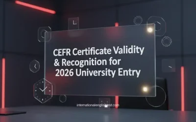 CEFR Certificate Validity & Recognition for 2026 University Entry
