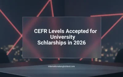 CEFR Levels Accepted for University Scholarships in 2026