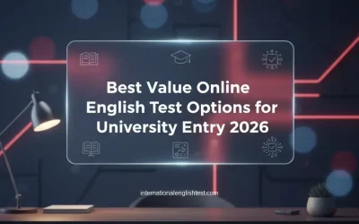 Best Value Online English Test Options for University Entry 2026