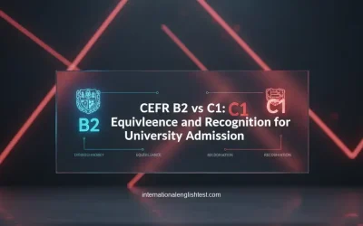 CEFR B2 vs C1: Equivalence and Recognition for University Admission