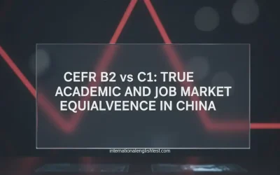 CEFR B2 vs C1: True Academic and Job Market Equivalence in China