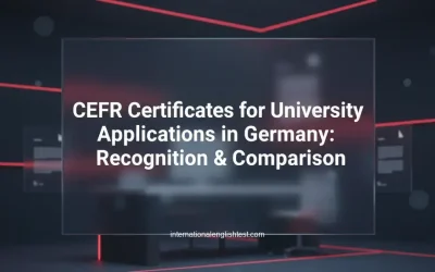 CEFR Certificates for University Applications in Germany: Recognition & Comparison