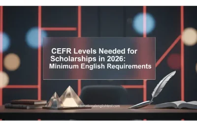 CEFR Levels Needed for Scholarships in 2026: Minimum English Requirements