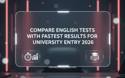 Compare English Tests with Fastest Results for University Entry 2026