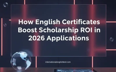How English Certificates Boost Scholarship ROI in 2026 Applications