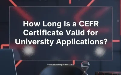 How Long Is a CEFR Certificate Valid for University Applications?