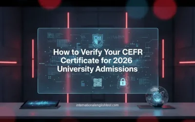 How to Verify Your CEFR Certificate for 2026 University Admissions