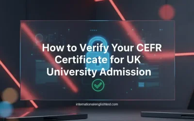 How to Verify Your CEFR Certificate for UK University Admission
