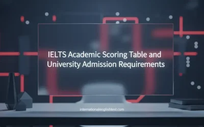 IELTS Academic Scoring Table and University Admission Requirements
