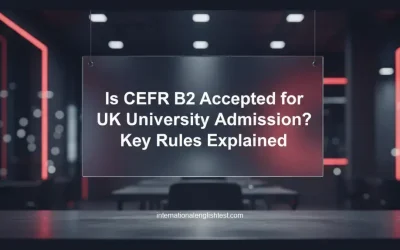 Is CEFR B2 Accepted for UK University Admission? Key Rules Explained
