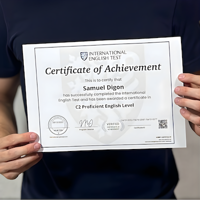 Printed Certificate