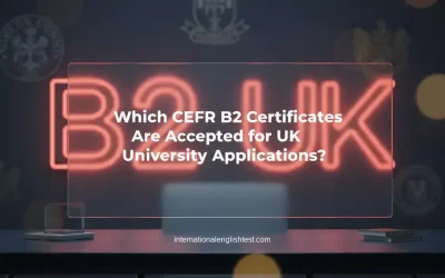 Which CEFR B2 Certificates Are Accepted for UK University Applications?