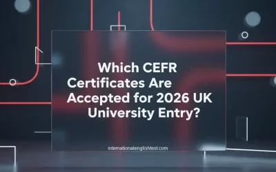 Which CEFR Certificates Are Accepted for 2026 UK University Entry?