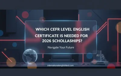 Which CEFR Level English Certificate is Needed for 2026 Scholarships?