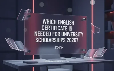 Which English Certificate is Needed for University Scholarships 2026?