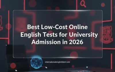 Best Low-Cost Online English Tests for University Admission in 2026