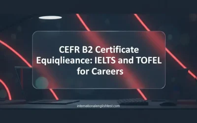 CEFR B2 Certificate Equivalence: IELTS and TOEFL for Careers