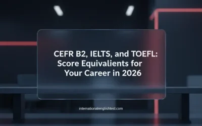 CEFR B2, IELTS, and TOEFL: Score Equivalents for Your Career in 2026