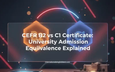 CEFR B2 vs C1 Certificate: University Admission Equivalence Explained