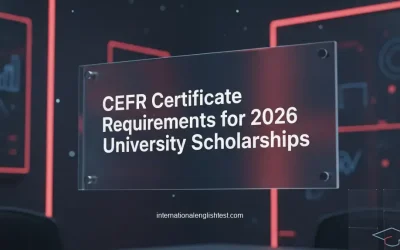 CEFR Certificate Requirements for 2026 University Scholarships