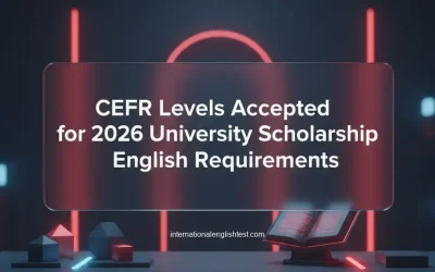 CEFR Levels Accepted for 2026 University Scholarship English Requirements