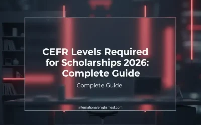 CEFR Levels Required for Scholarships 2026: Complete Guide