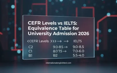 CEFR Levels vs IELTS: Equivalence Table for University Admission 2026