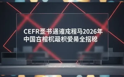 CEFR证书验证流程及2026年中国高校录取要求全揭秘