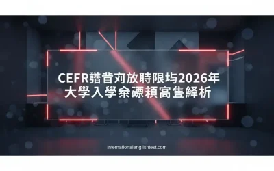 CEFR證書有效期限與2026年大學入學標準完整解析