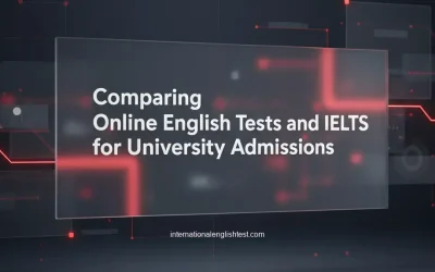 Comparing Online English Tests and IELTS for University Admissions