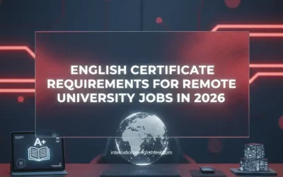 English Certificate Requirements for Remote University Jobs in 2026