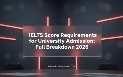IELTS Score Requirements for University Admission: Full Breakdown 2026