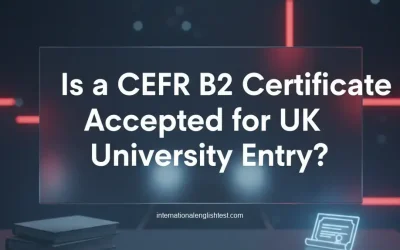 Is a CEFR B2 Certificate Accepted for UK University Entry?